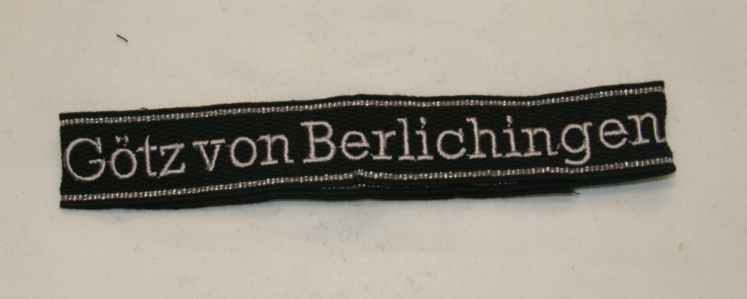 Waffen SS Divisional Cuff Title, Gotz von Berlichingen embroidered